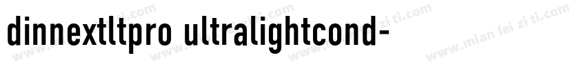 dinnextltpro ultralightcond字体转换
